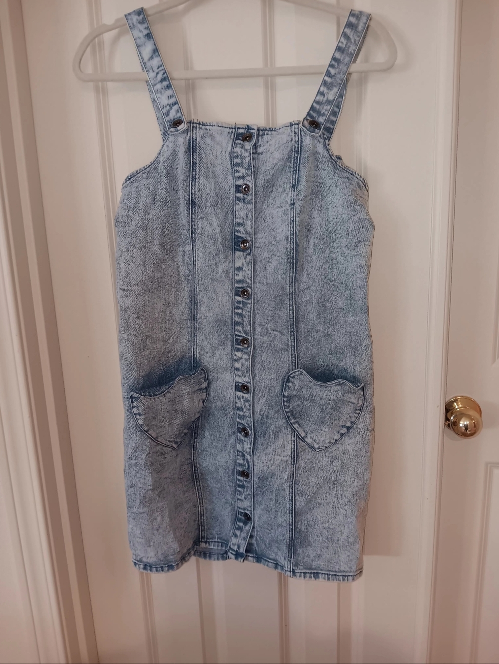 Blackheart Light Blue Acid Wash Denim Dress